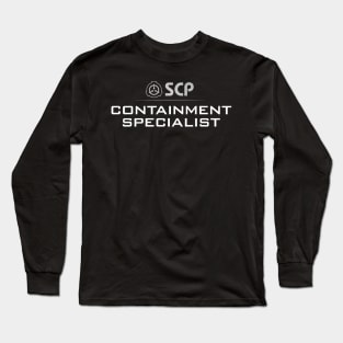 SCP Foundation Containment Specialist Long Sleeve T-Shirt